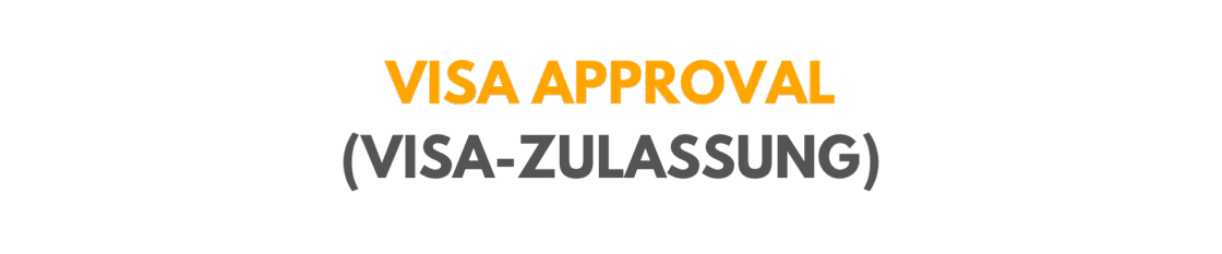 visa approval missiongermany