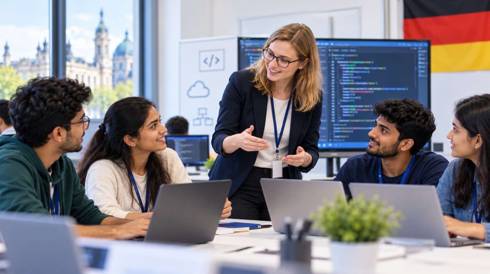 Students preparing for their professional future