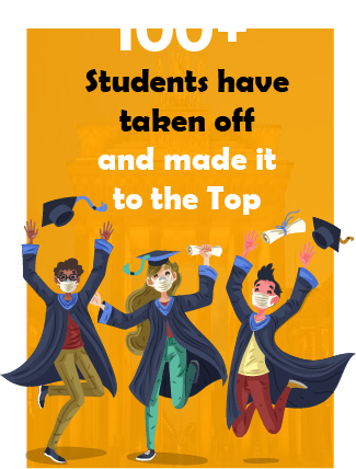 100+ students have taken off