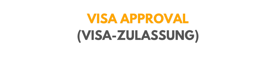 visa approval missiongermany